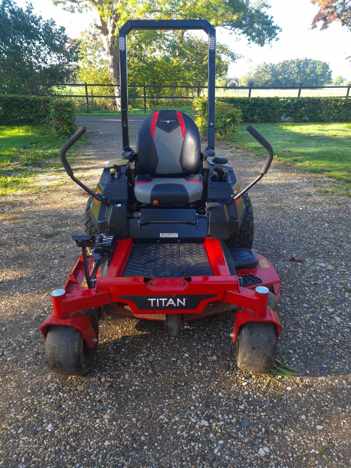 toro x4850 zeroturn, Tuin en Terras, Ophalen, Cirkelmaaier, Toro, Zo goed als nieuw