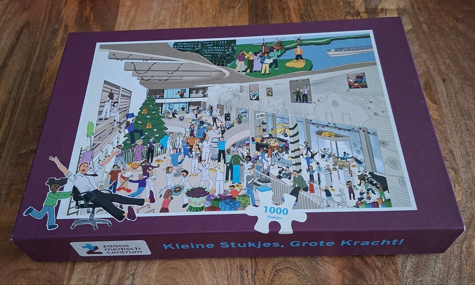 Zaans Medisch Centrum Puzzel 1000 stukjes, Ophalen of Verzenden, 500 t/m 1500 stukjes, Zo goed als nieuw, Legpuzzel