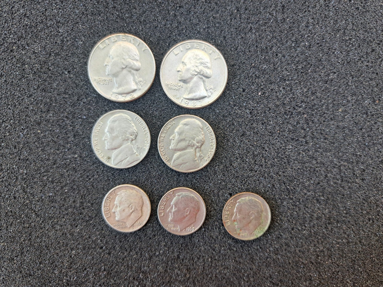 Amerikaanse munten: Dimes en Quarters, Postzegels en Munten, Munten | Amerika, Ophalen of Verzenden, Setje