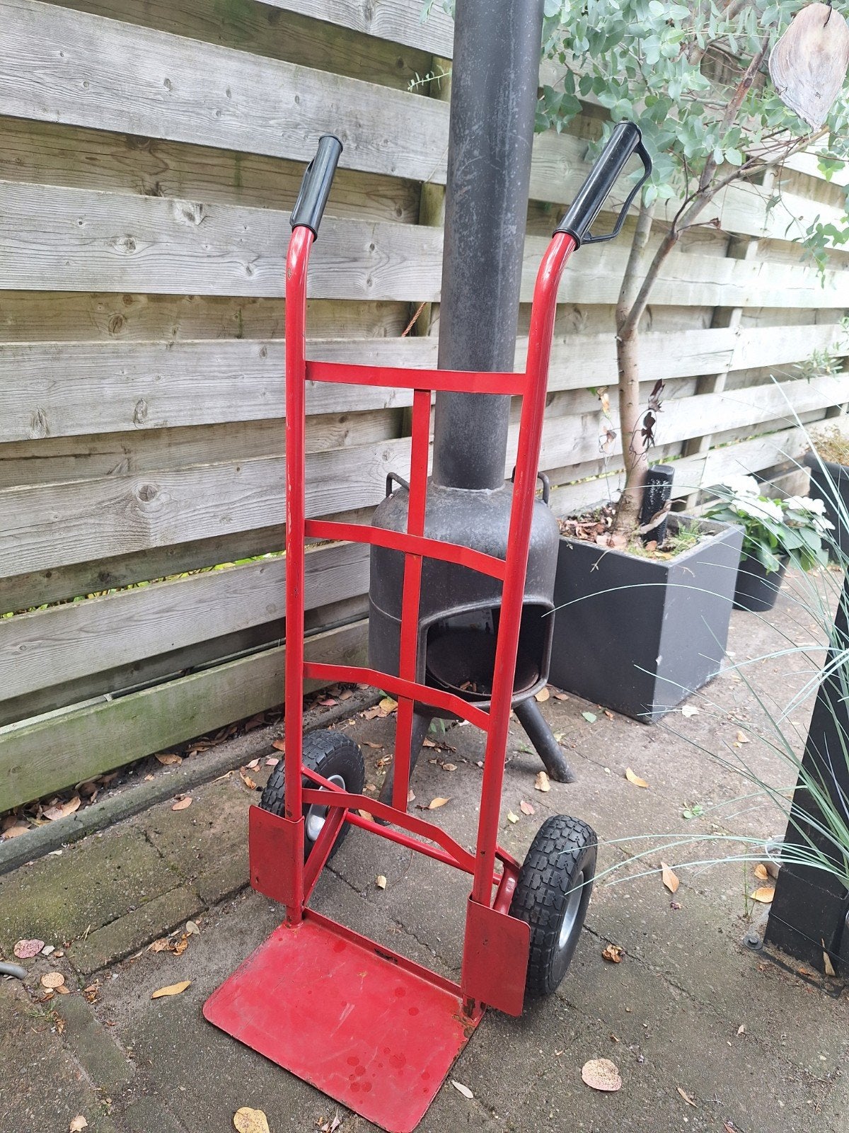 Stevige Steekwagen met Massieve Banden - Nooit Meer Lek!, Ophalen of Verzenden