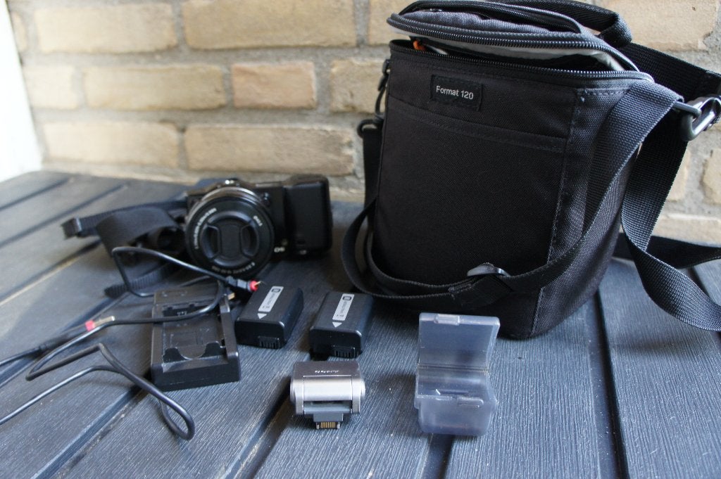 Sony Nex 5 systeemcamera, geheel kompleet, Ophalen of Verzenden, Zo goed als nieuw, Sony, Beeldstabilisatie