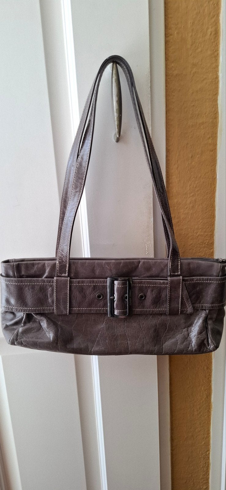 Stijlvolle bruine tas van Claudio Ferrici, Sieraden, Tassen en Uiterlijk, Tassen | Damestassen, Ophalen of Verzenden, Bruin, Handtas