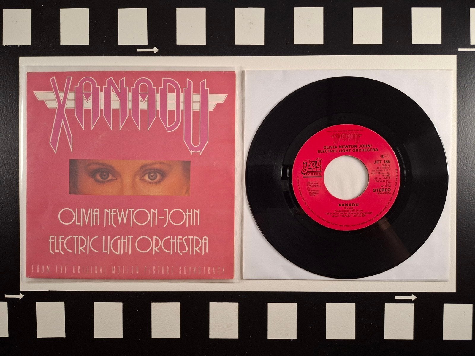 ELO & Olivia Newton John  Xanadu single, Gebruikt, 7 inch, Pop, Overige typen