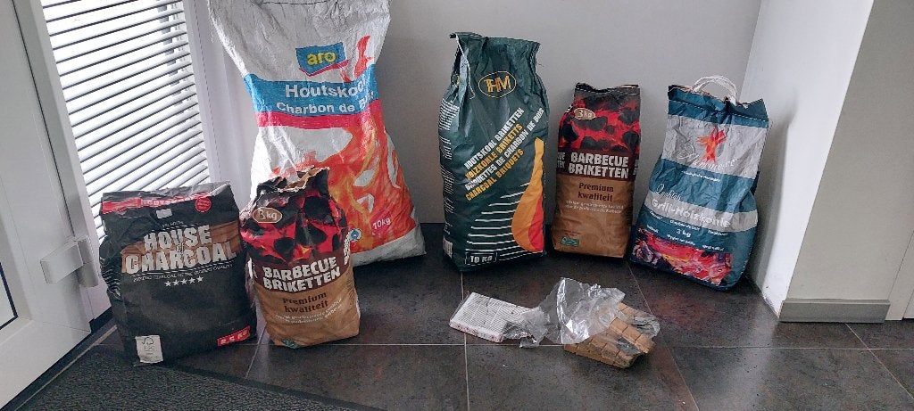 BBQ houtskool, briketten en aanmaakblokjes, Ophalen, Nieuw