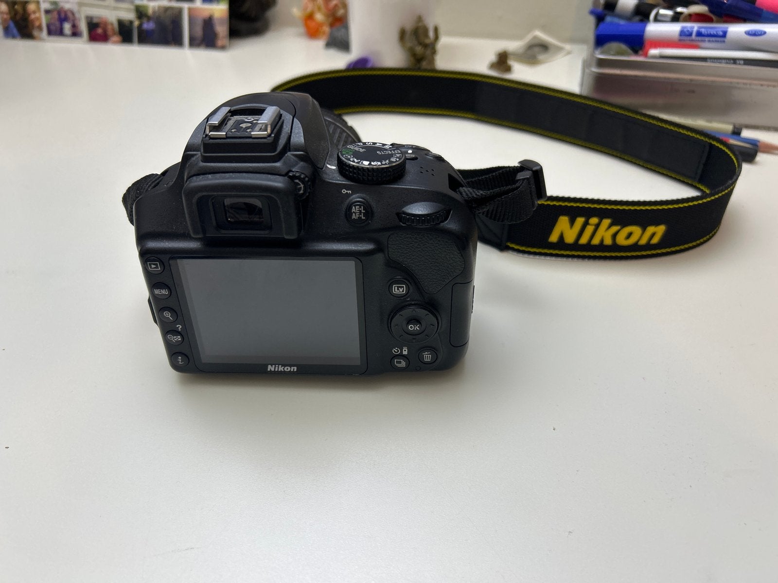 Nikon D3200 Spiegelreflexcamera met AF-P DX Nikkor 18-55mm, Audio, Tv en Foto, Fotocamera's Digitaal, Zo goed als nieuw, Spiegelreflex