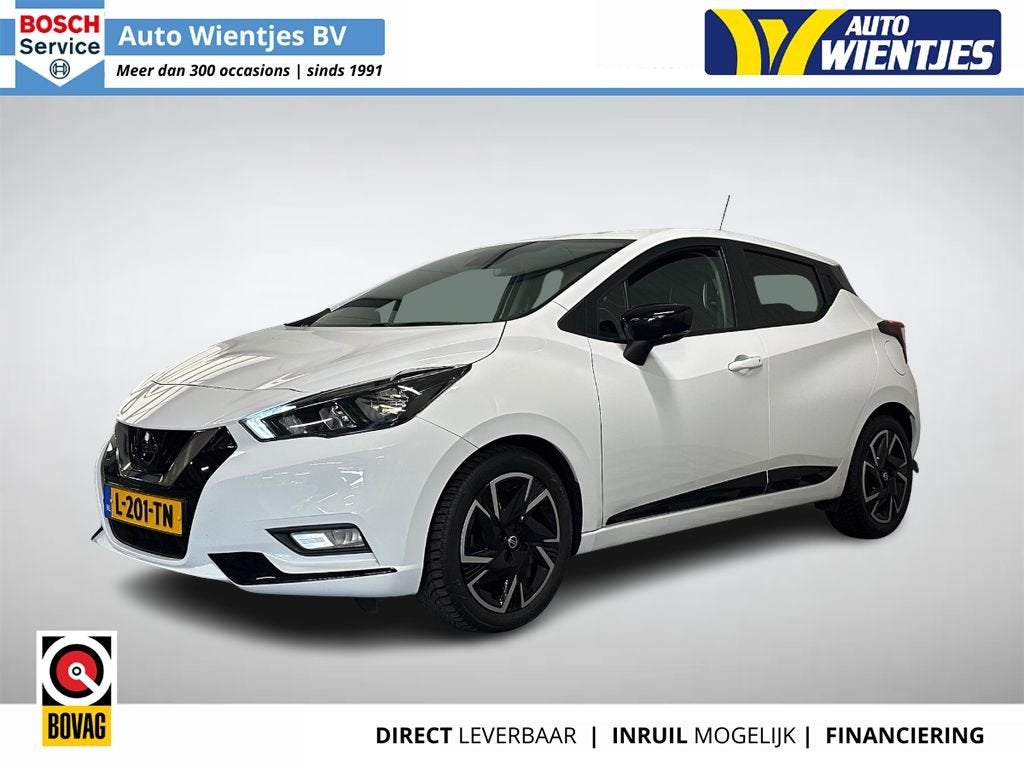 Nissan Micra 1.0 IG-T | N-Design 5-Drs | Airco | Cruise | Na, Auto's, Euro 6, Wit, 1016 kg, Handgeschakeld