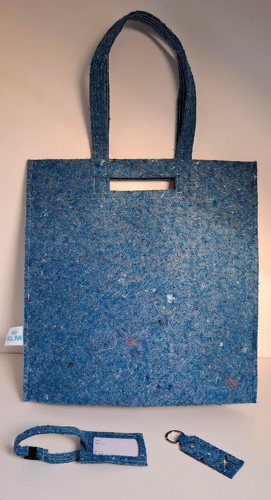 KLM nieuwe Schoudertas, Bagage Label en Sleutelhanger €14,99, Ophalen of Verzenden, Nieuw, Overige typen