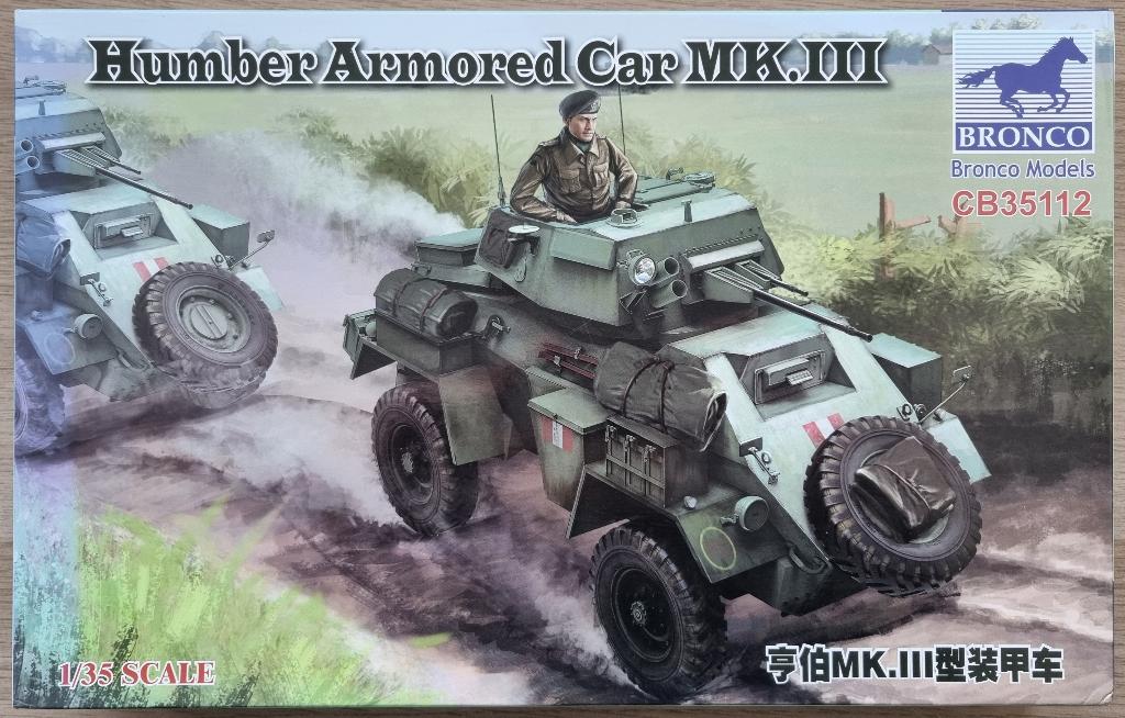 Bronco Models 1:35 #CB35112 WWII British Humber Armored Car, Overige merken, 1:32 tot 1:50, Overige typen, Nieuw