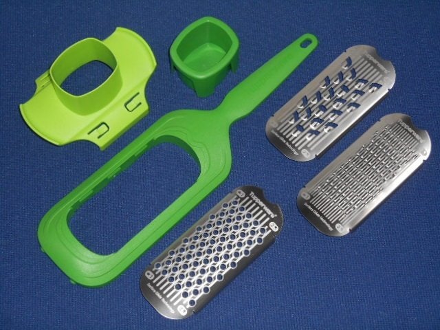 Tupperware Easylogics Rasp Grof / Fijn / Sterrasp / Frame, Ophalen of Verzenden, Nieuw, Groen, Overige typen