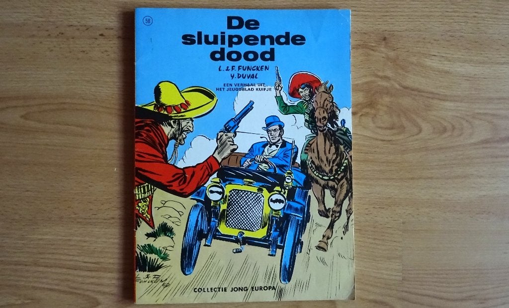 Doc Silver, de sluipende dood, 1e druk 1969, Boeken, Eén stripboek, Ophalen of Verzenden, Gelezen