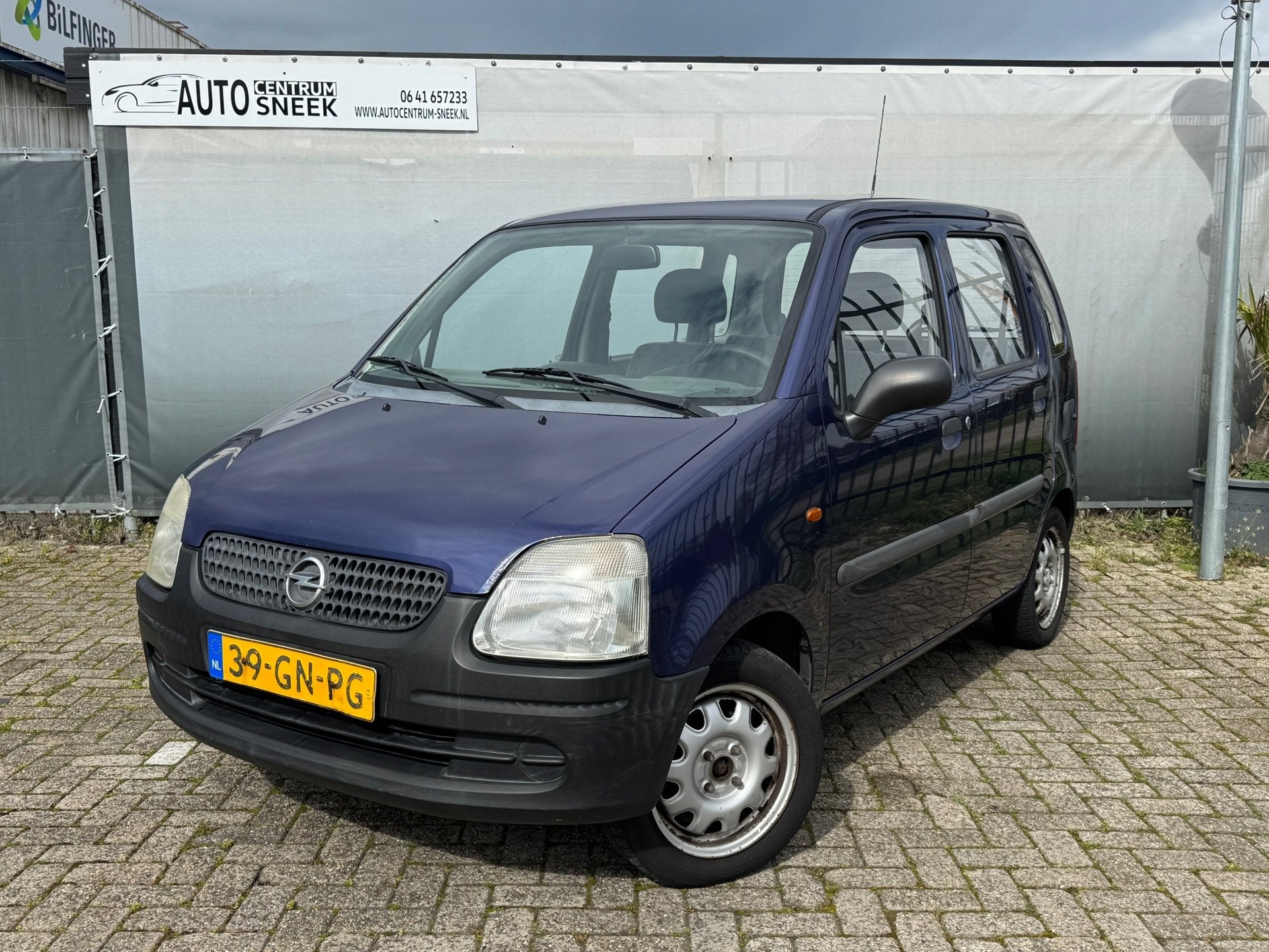 Opel Agila 1.0-12V - NIEUWE APK, Auto's, Voorwielaandrijving, Stof, Gebruikt, Blauw