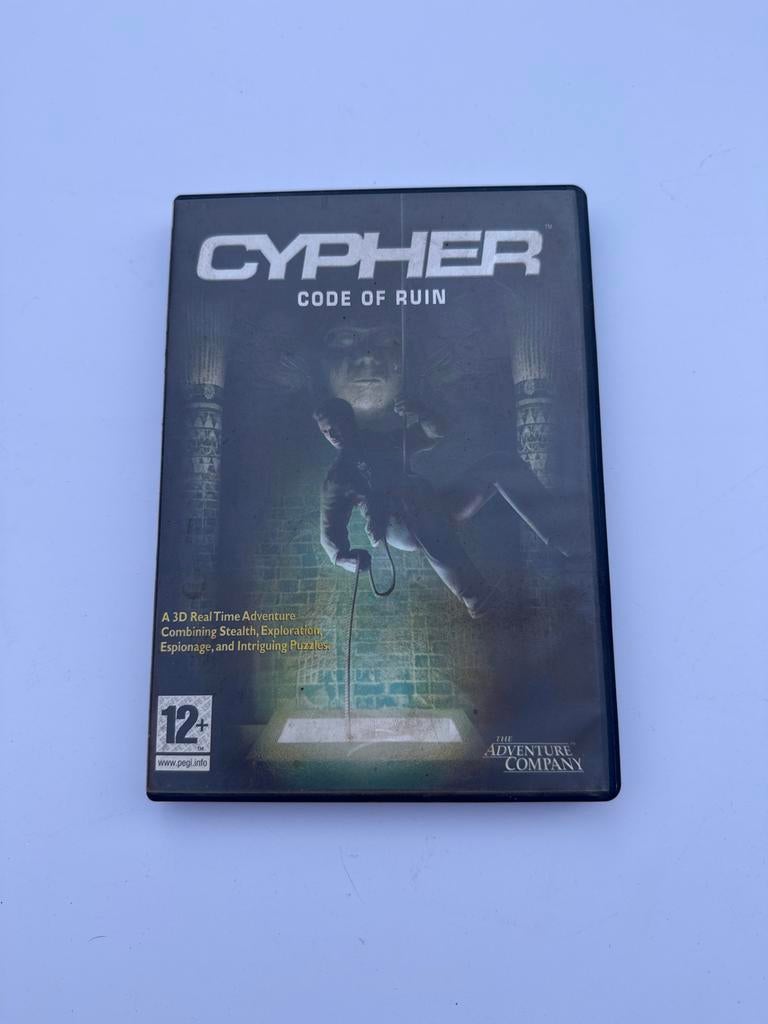 Cypher: Code of Ruin PC CD-ROM - Avontuur en Spionage, Spelcomputers en Games, Games | Pc, Zo goed als nieuw, Avontuur en Actie