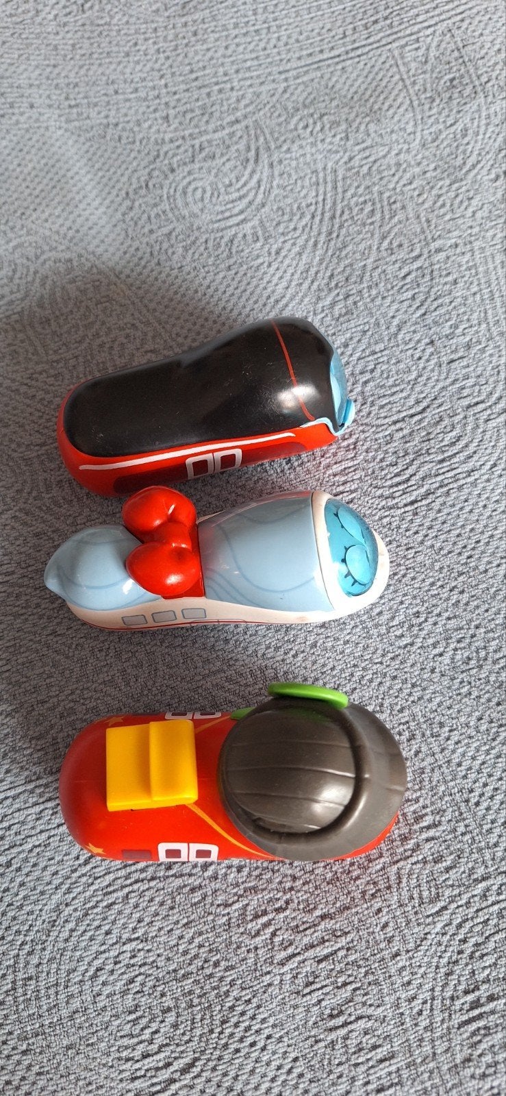 Set van 3 Deutsche Bahn DB Karakter Speelgoedtreinen, Ophalen of Verzenden, Gebruikt