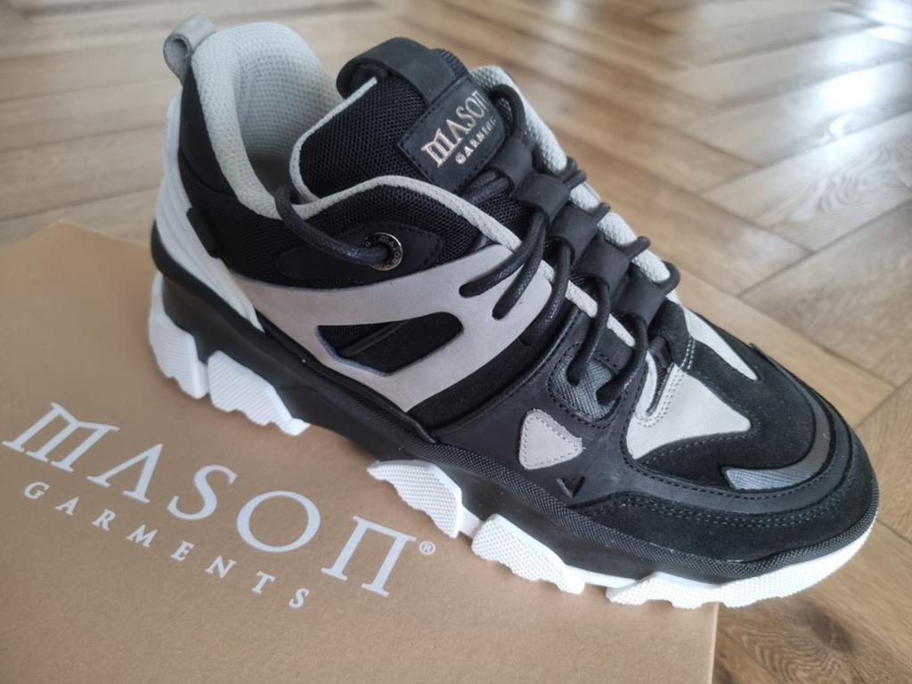 Mason Garments Genova Diversa Zwart - Nieuw in doos, Zwart, Nieuw, Ophalen of Verzenden, Sneakers of Gympen