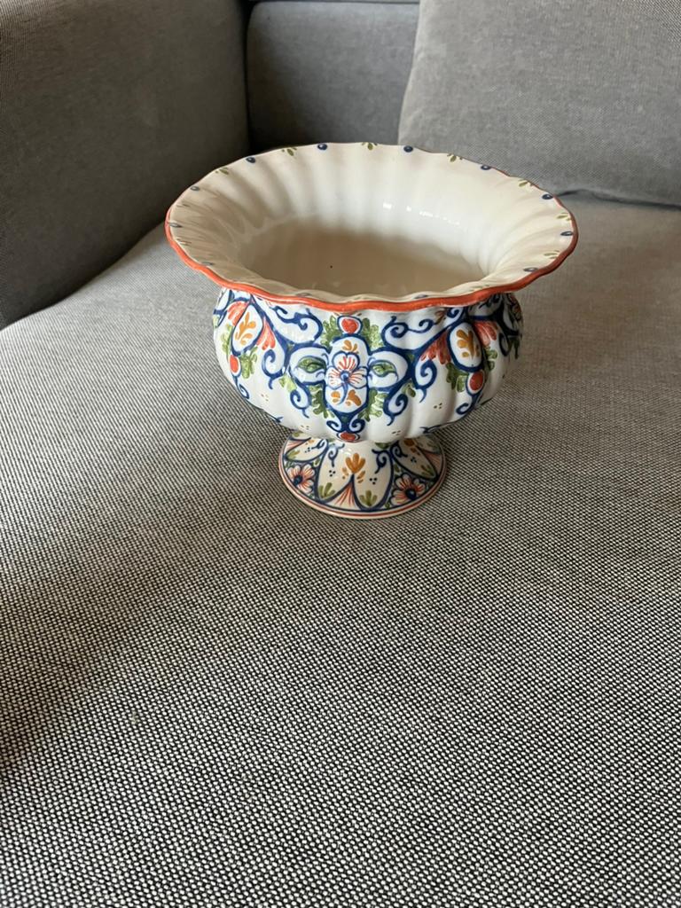 Aardewerk bloempot, Ophalen