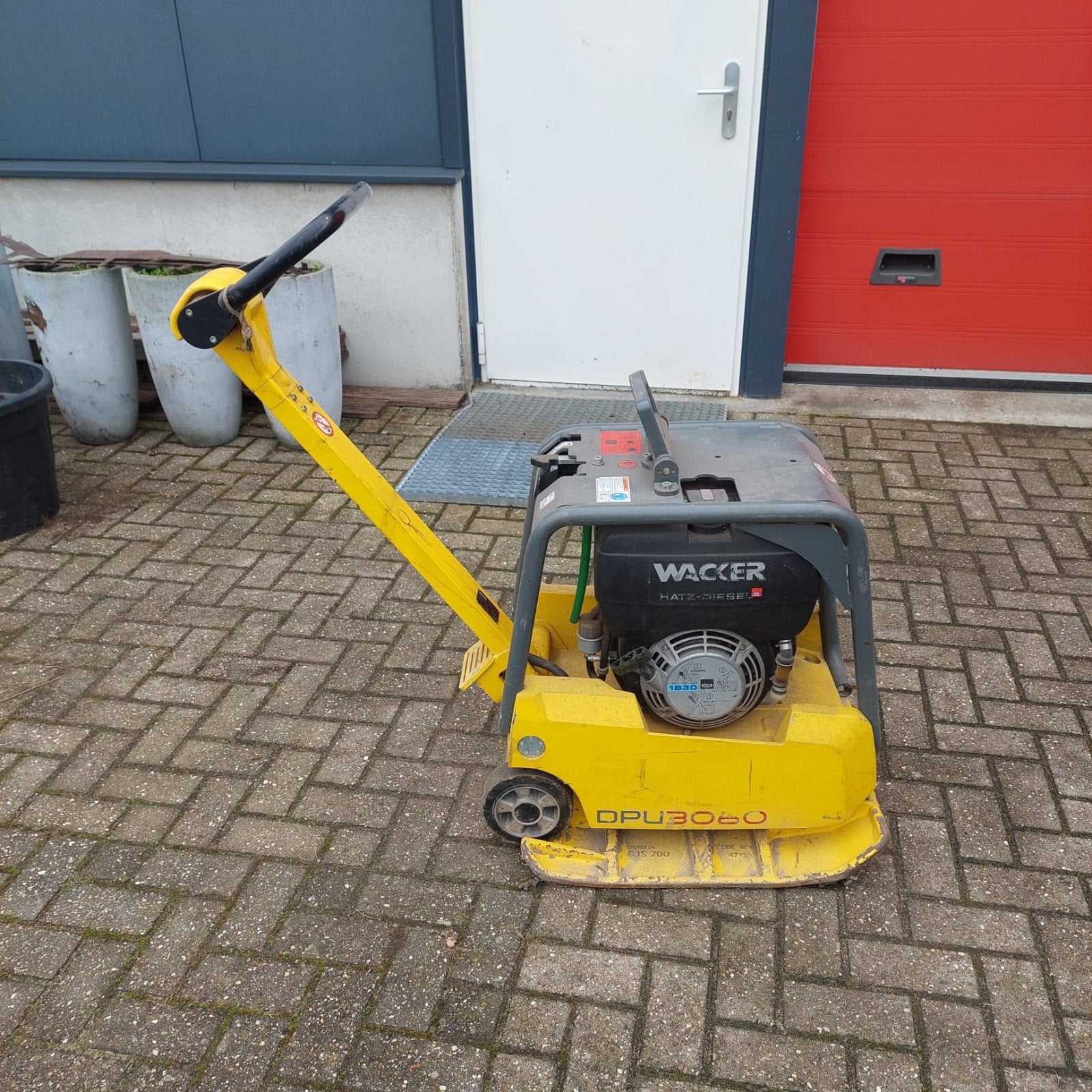 Zeer goed onderhouden professionele Wacker Neuson trilplaat, Ophalen