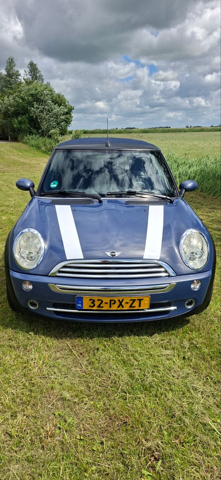 Mini 1.6 Cooper Cabrio 2005, lage km stand en zomer klaar., Auto's, Voorwielaandrijving, Stof, 4 cilinders, Cabriolet