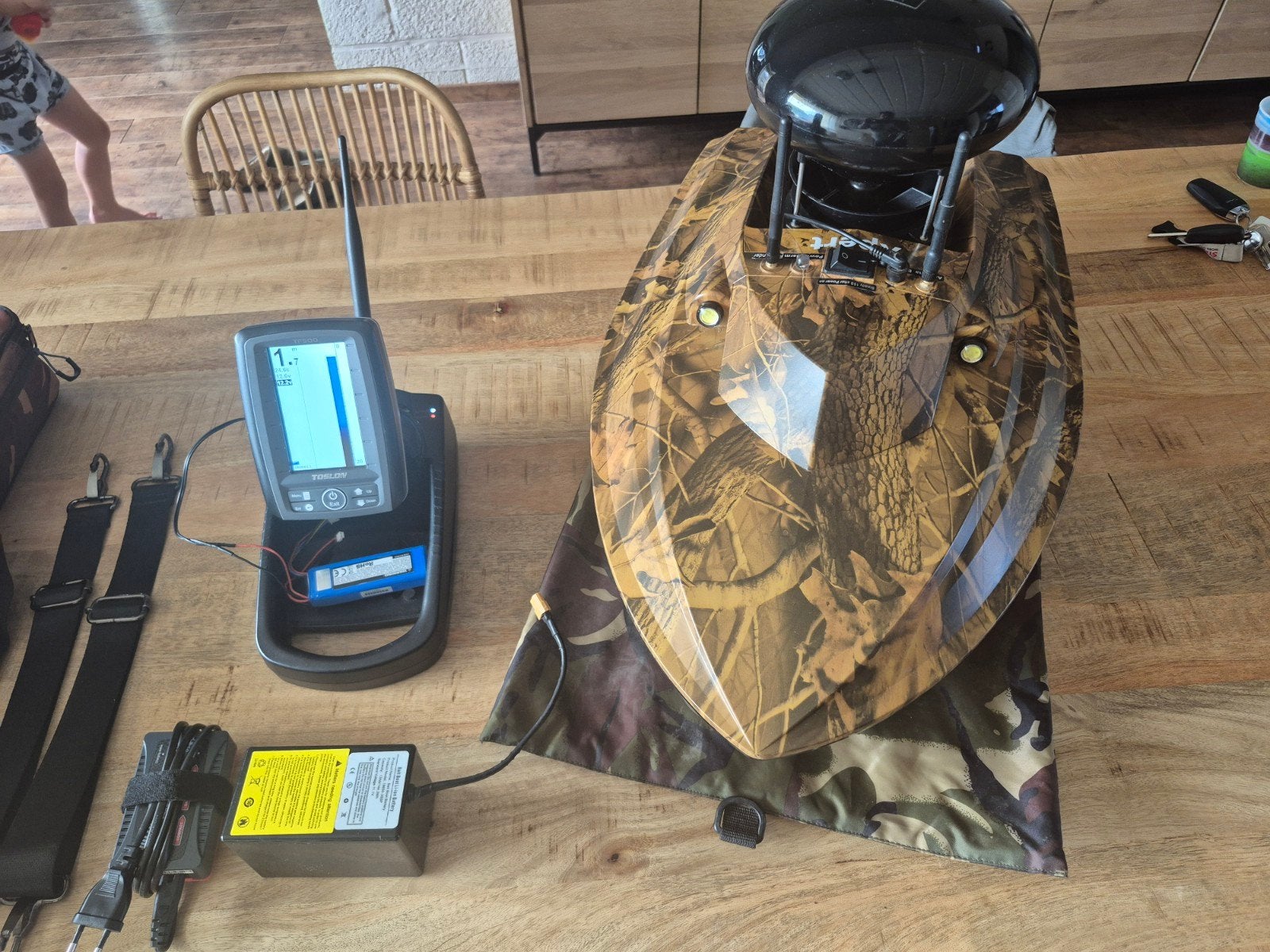Baitstar expert baitthrower auto pilot toslon tf500, Watersport en Boten, Ophalen of Verzenden, Overige typen