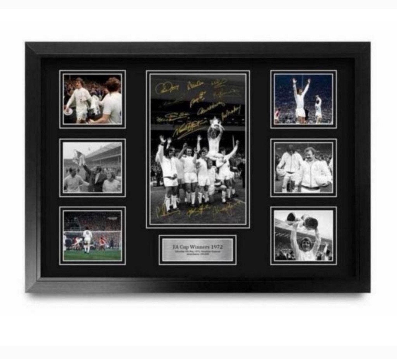 Leeds United Signed Large A2 Framed FA Cup Winners 1972 gift, Buitenlandse clubs, Ophalen of Verzenden, H, H