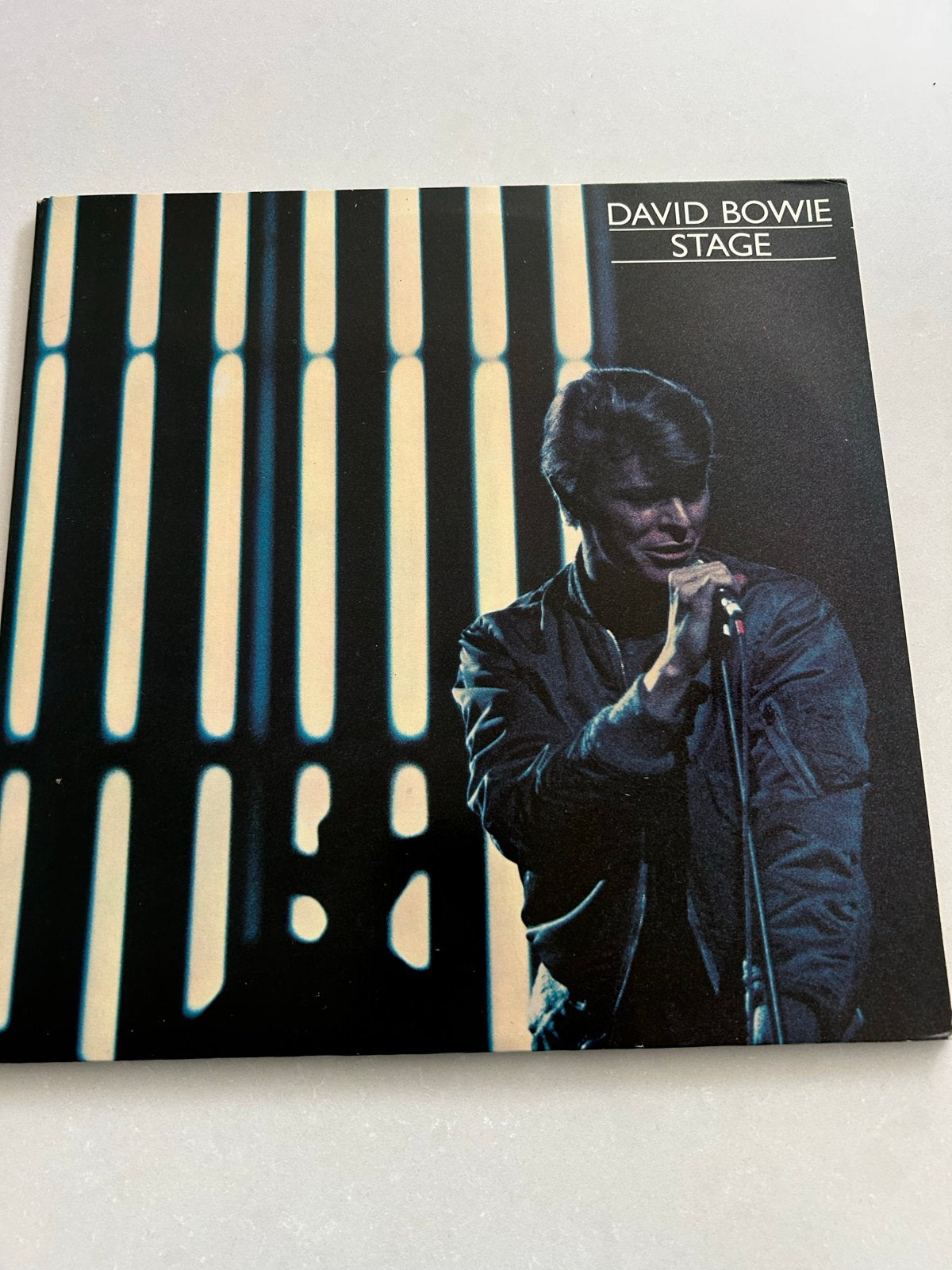 David Bowie - Stage dubbel LP (blauw vinyl), Ophalen of Verzenden, 1970 - 1979, Zo goed als nieuw, 12 inch
