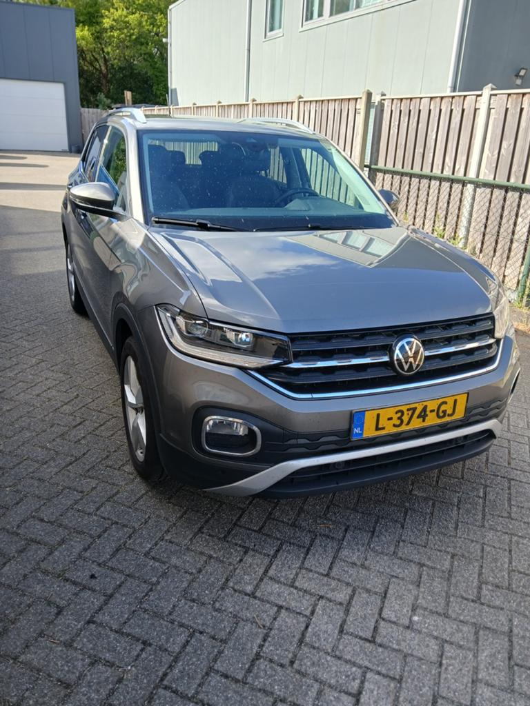 Volkswagen T-Cross 1.0 TSI 110pk 2021 Grijs, Auto's, Volkswagen, Bedrijf, T-Cross, Benzine, C, SUV of Terreinwagen, Handgeschakeld