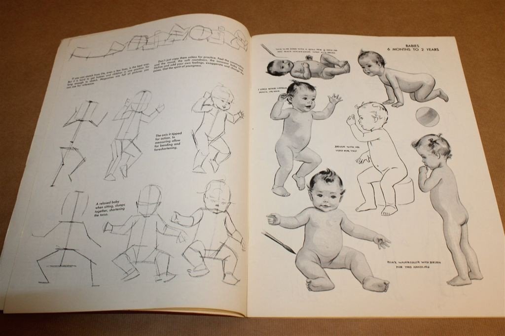 How to Draw and Paint Children — Vintage Tekenboek 1950, Ophalen of Verzenden, Gelezen, Overige onderwerpen