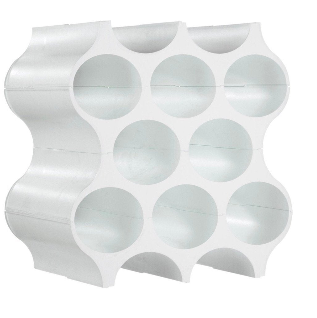 Kozio Set Up wijnrek – modulair design – wit & rood, Ophalen of Verzenden, Zo goed als nieuw, Kunststof