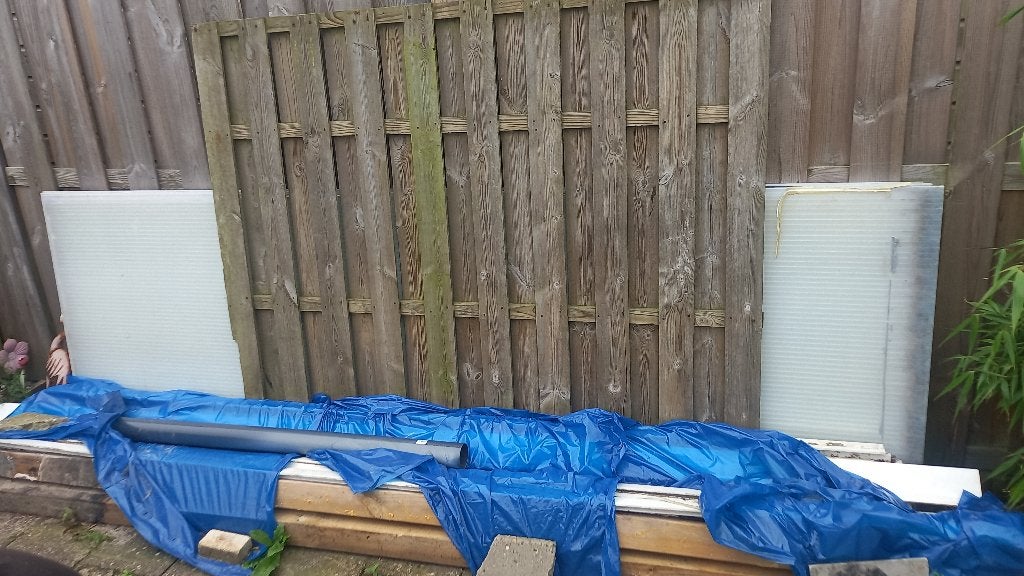Overkapping, Ophalen, Gebruikt, Veranda