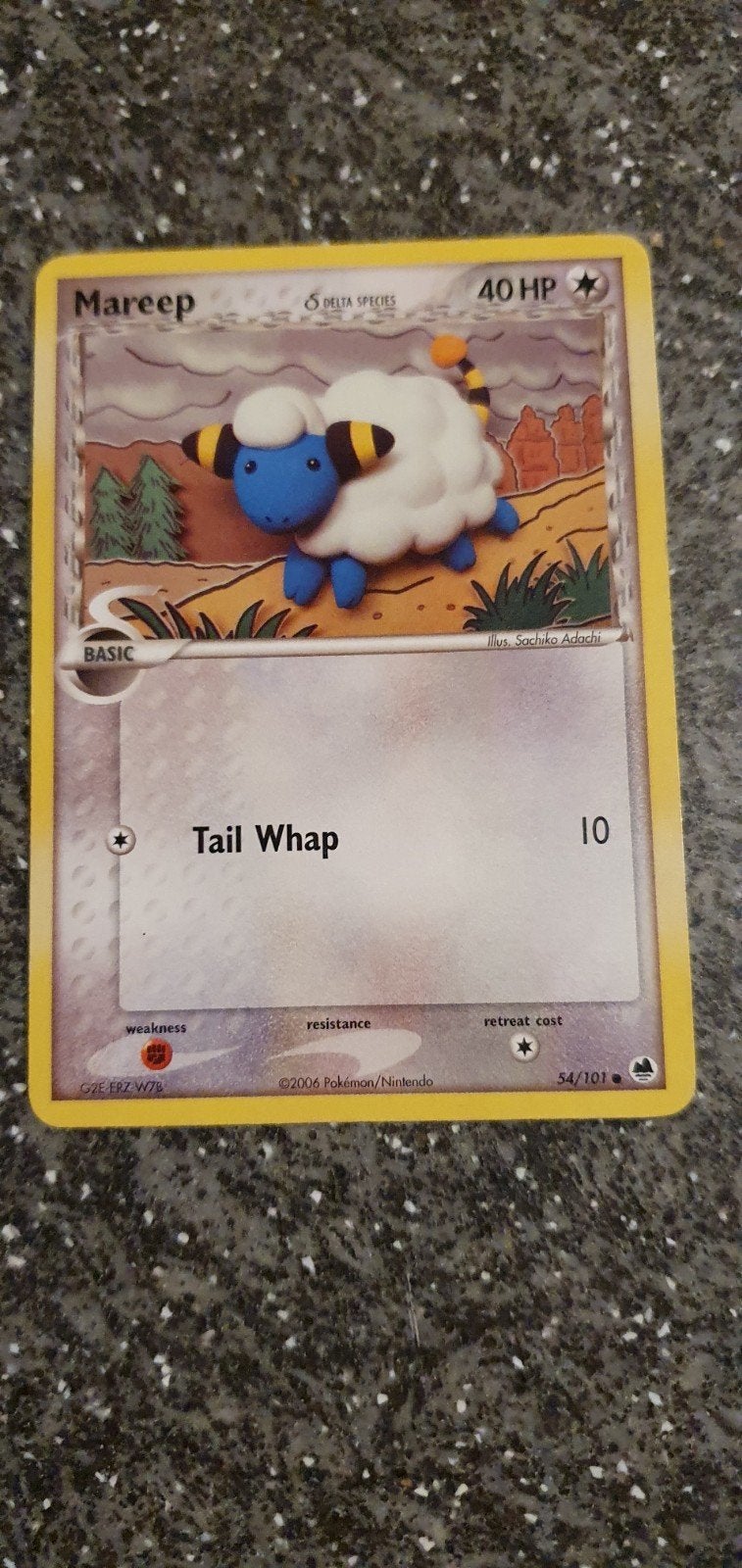 Mareep 54/101 EX Dragon Frontiers Pokémon Kaart, Ophalen of Verzenden