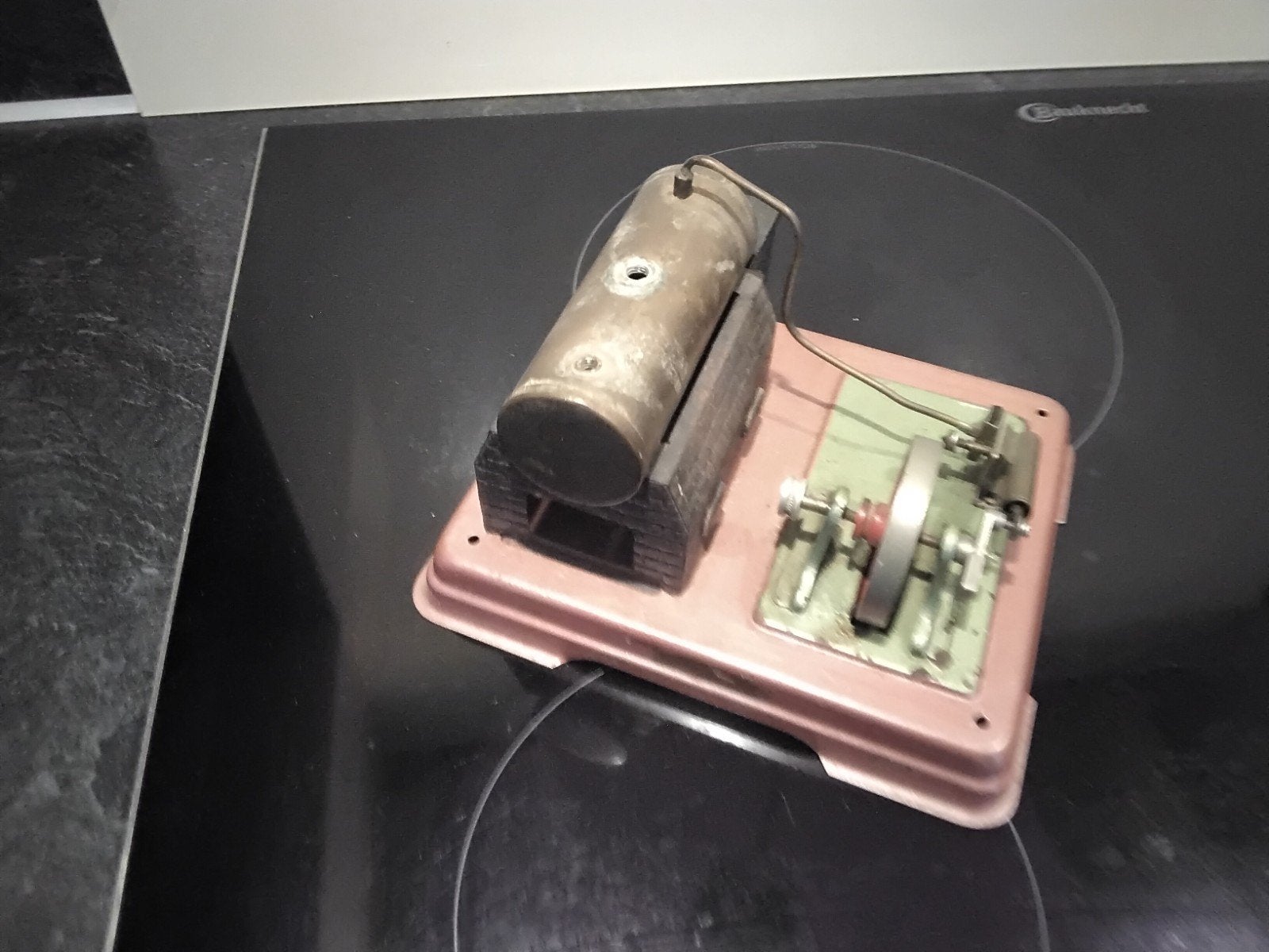 kleine  fleischmann stoommachine  niet compleet, Ophalen of Verzenden, Gebruikt, Groter dan 1:32