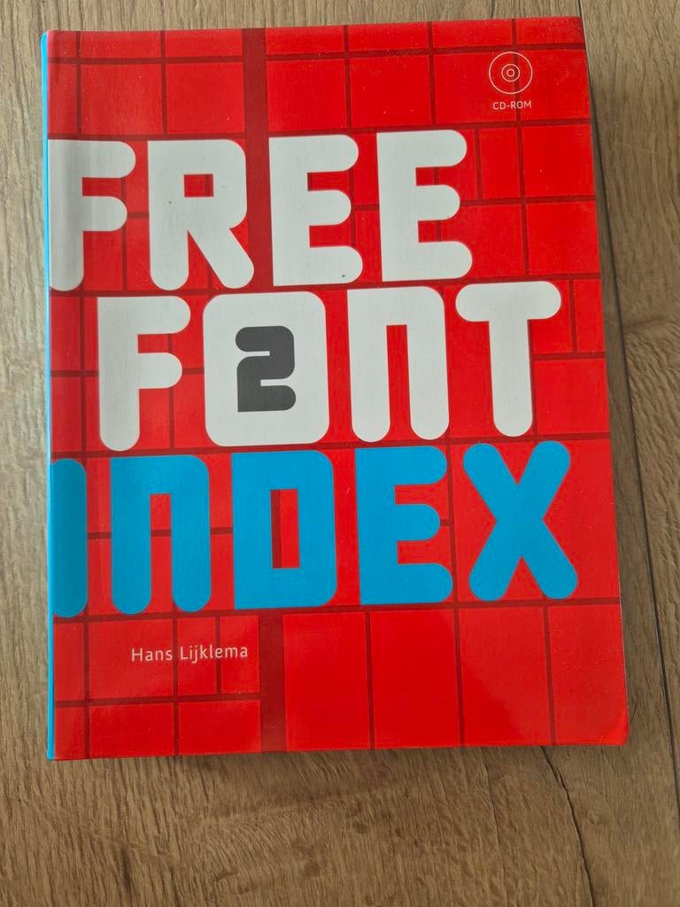Free Font Index 2 - Hans Lijklema (incl. CD-ROM), Ophalen of Verzenden, Zo goed als nieuw, Overige onderwerpen, Hans Lijklema