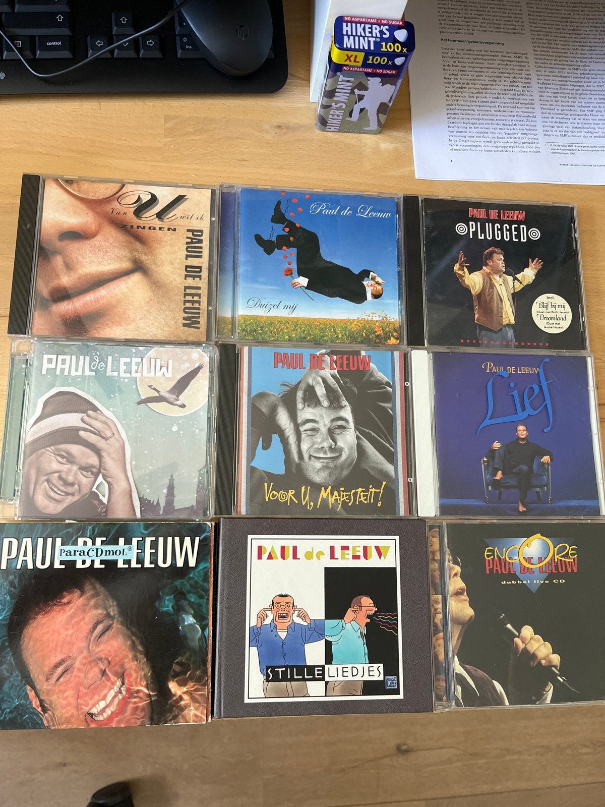 Paul de Leeuw CD collectie - 9 albums, Ophalen of Verzenden, Gebruikt, Pop
