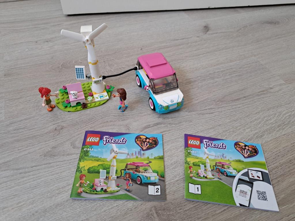Nr41443 elektrische auto, Lego, Compleet, Friends, Ophalen of Verzenden