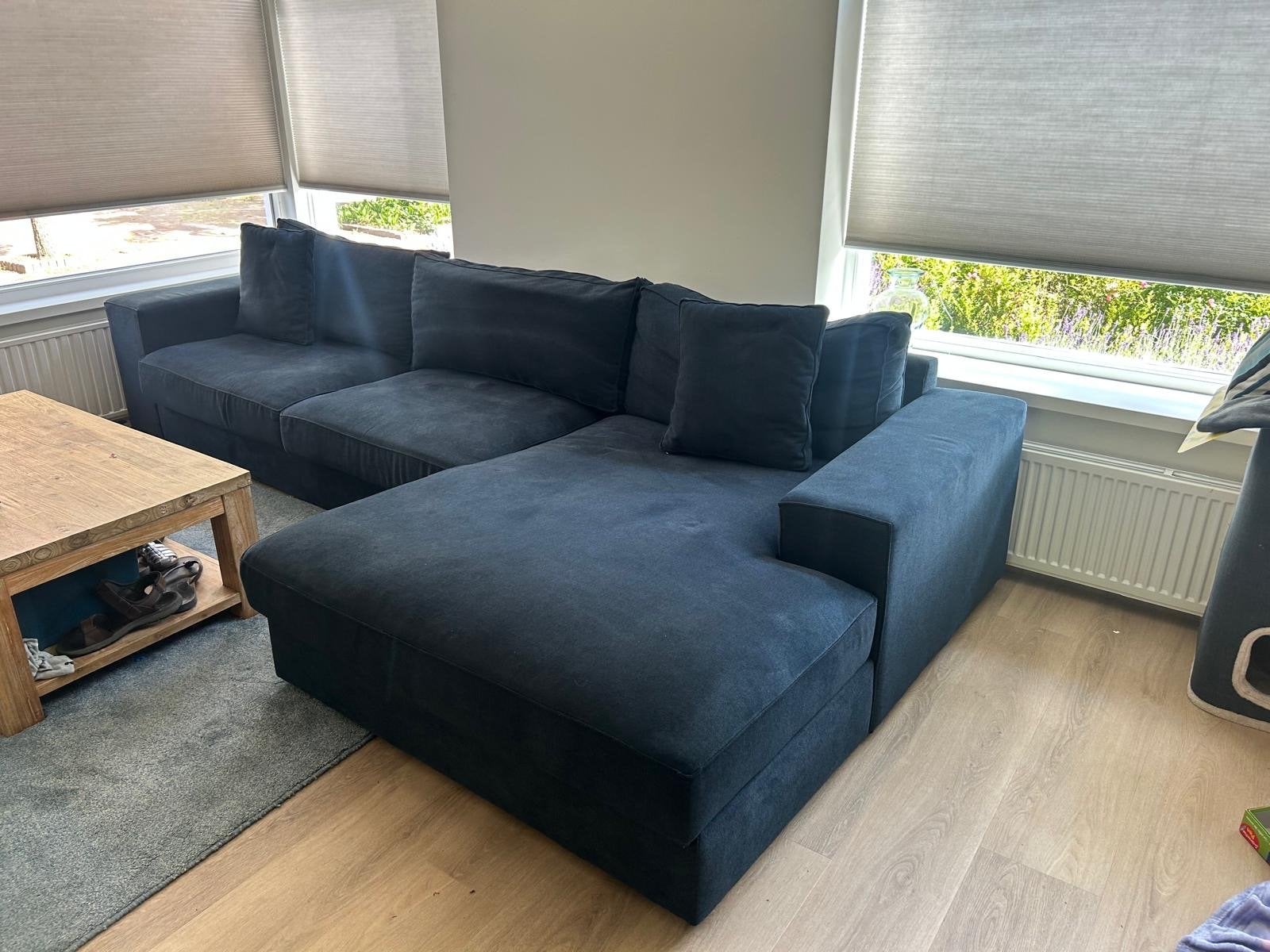 Room108 Hoekbank L-vorm - Mine Royalblue Stof, Huis en Inrichting, Ophalen, Zo goed als nieuw, Stof
