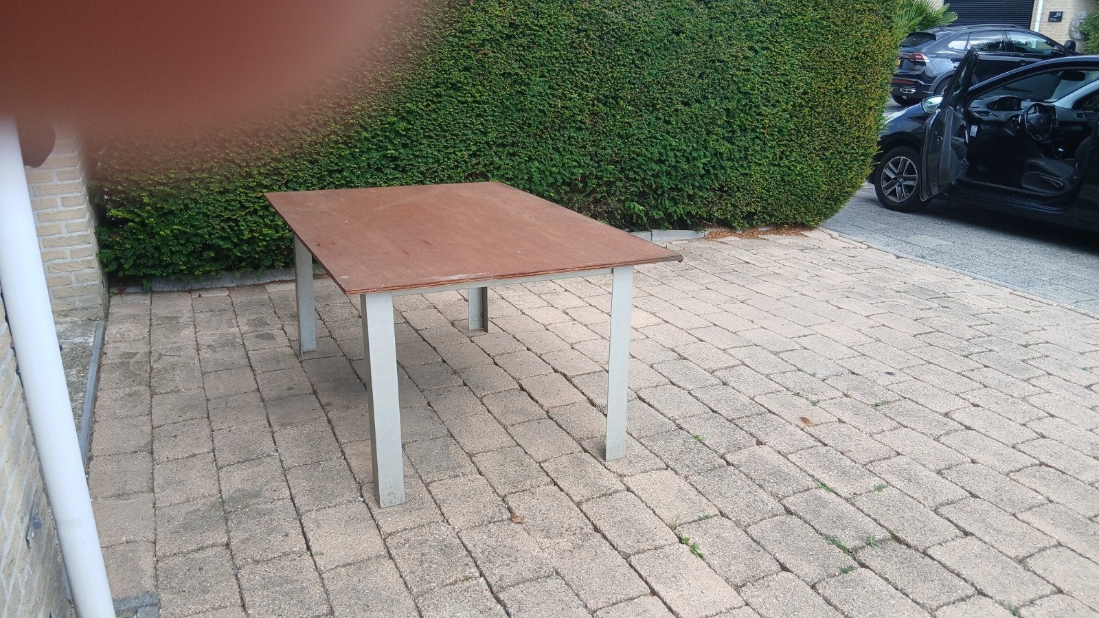tafel binnen en buiten, Huis en Inrichting, Tafels | Statafels, Ophalen, Zo goed als nieuw