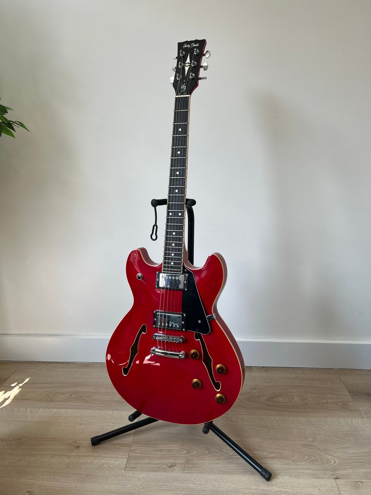 Harley Benton HB-35 Plus Cherry Red Semi-Hollow Body Gitaar, Muziek en Instrumenten, Snaarinstrumenten | Gitaren | Elektrisch