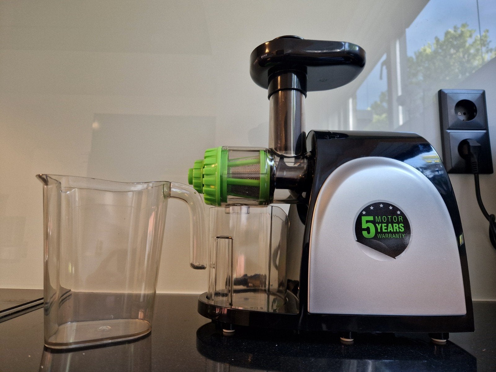 Princess Slowjuicer - Zwart/Zilver, Ophalen, Gebruikt, Elektrisch, Slowjuicer