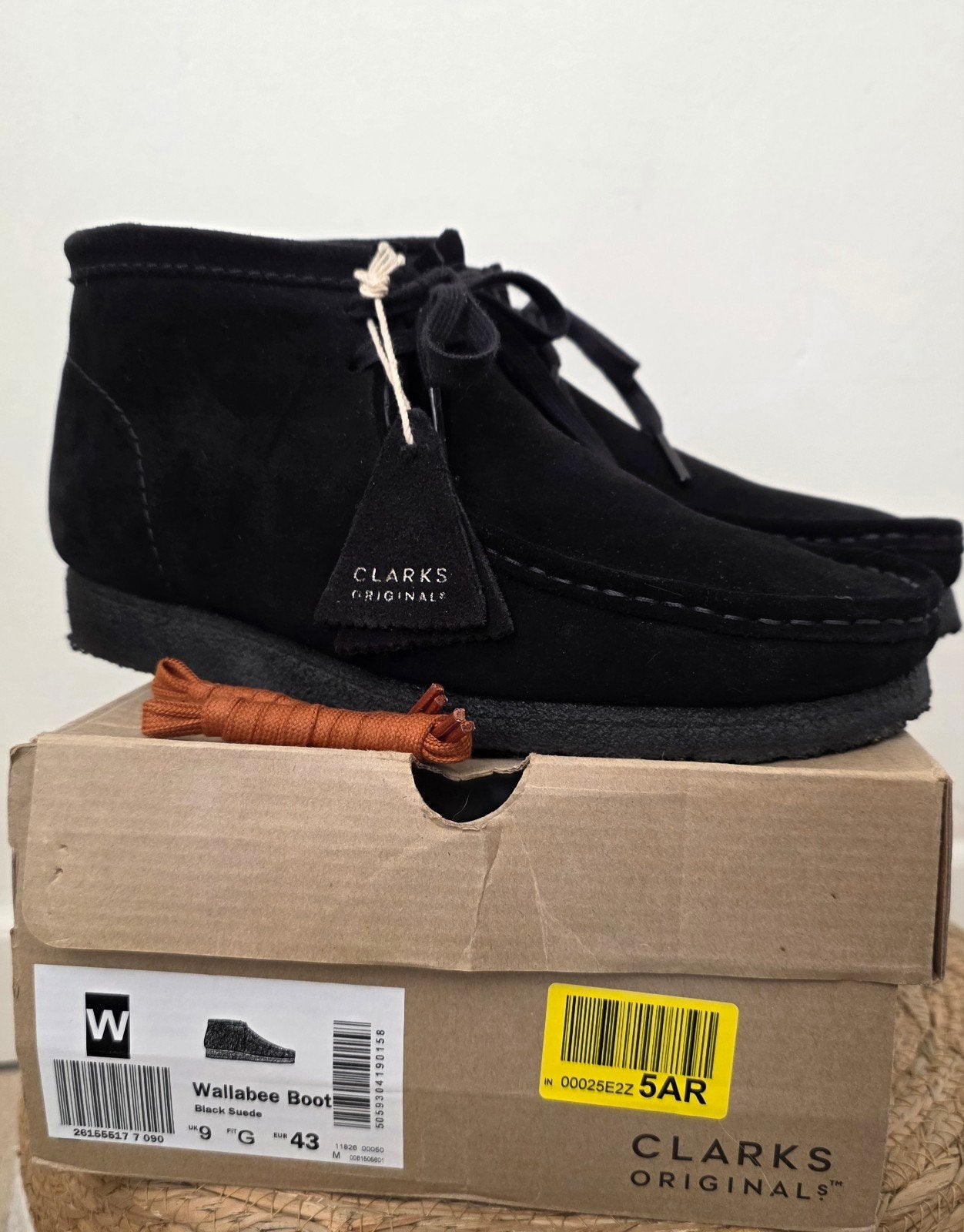 Clarks Wallebee maat 43 zgan, Ophalen of Verzenden, Zo goed als nieuw, Zwart