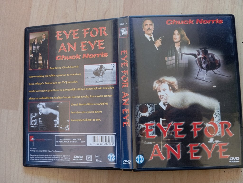 Eye for an Eye - Chuck Norris DVD, Nederlands, Actie, Ophalen of Verzenden, Vanaf 12 jaar