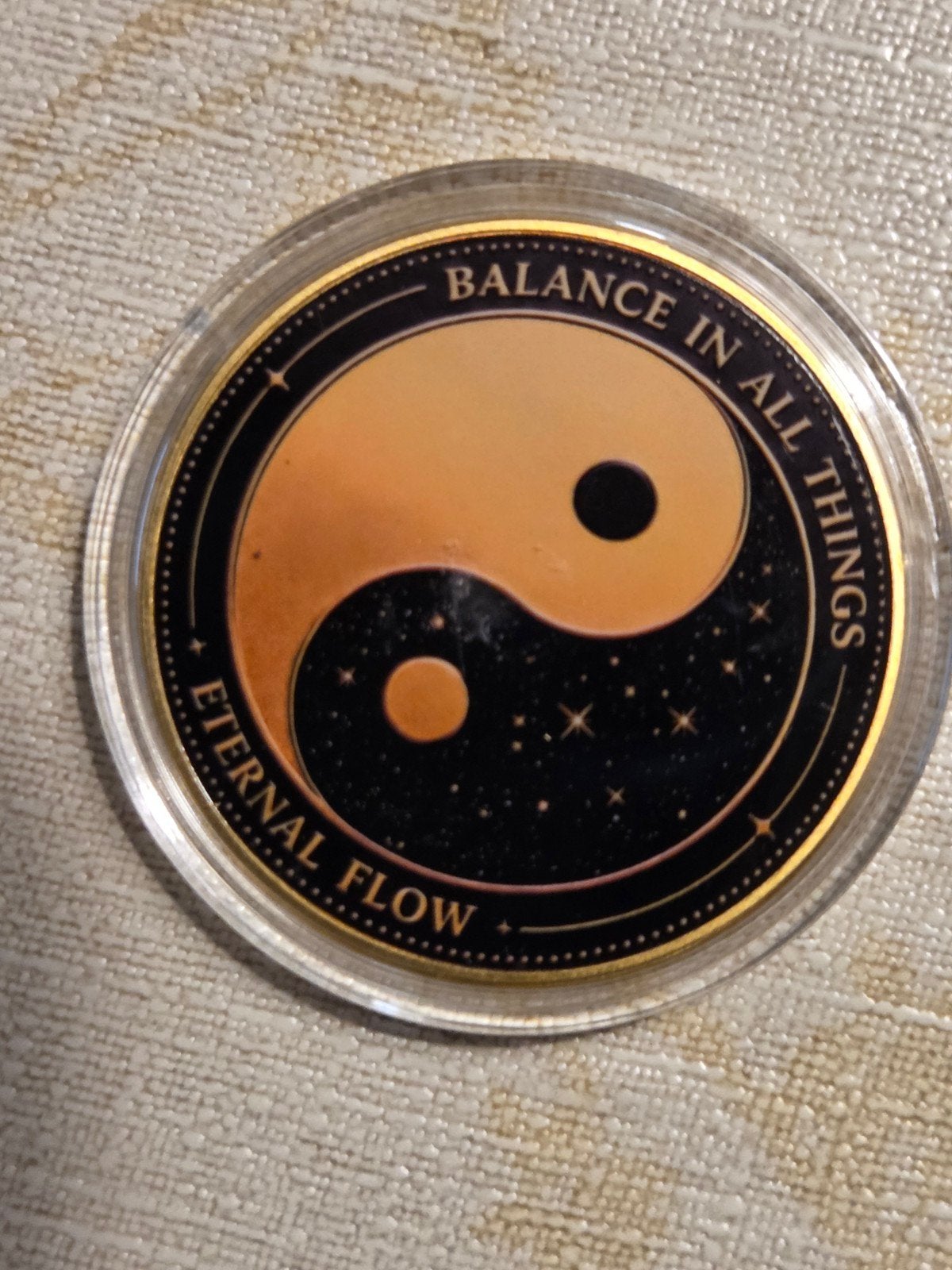 Yin Yang Koi Munt - Balans en Harmonie, Ophalen of Verzenden