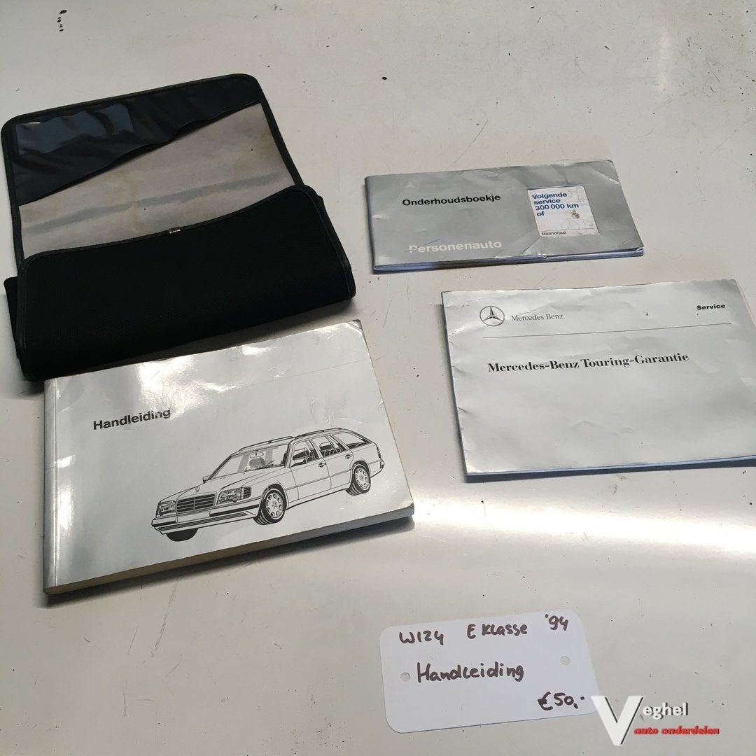 Mercedes W124 E klasse 1994  Instructieboekje
