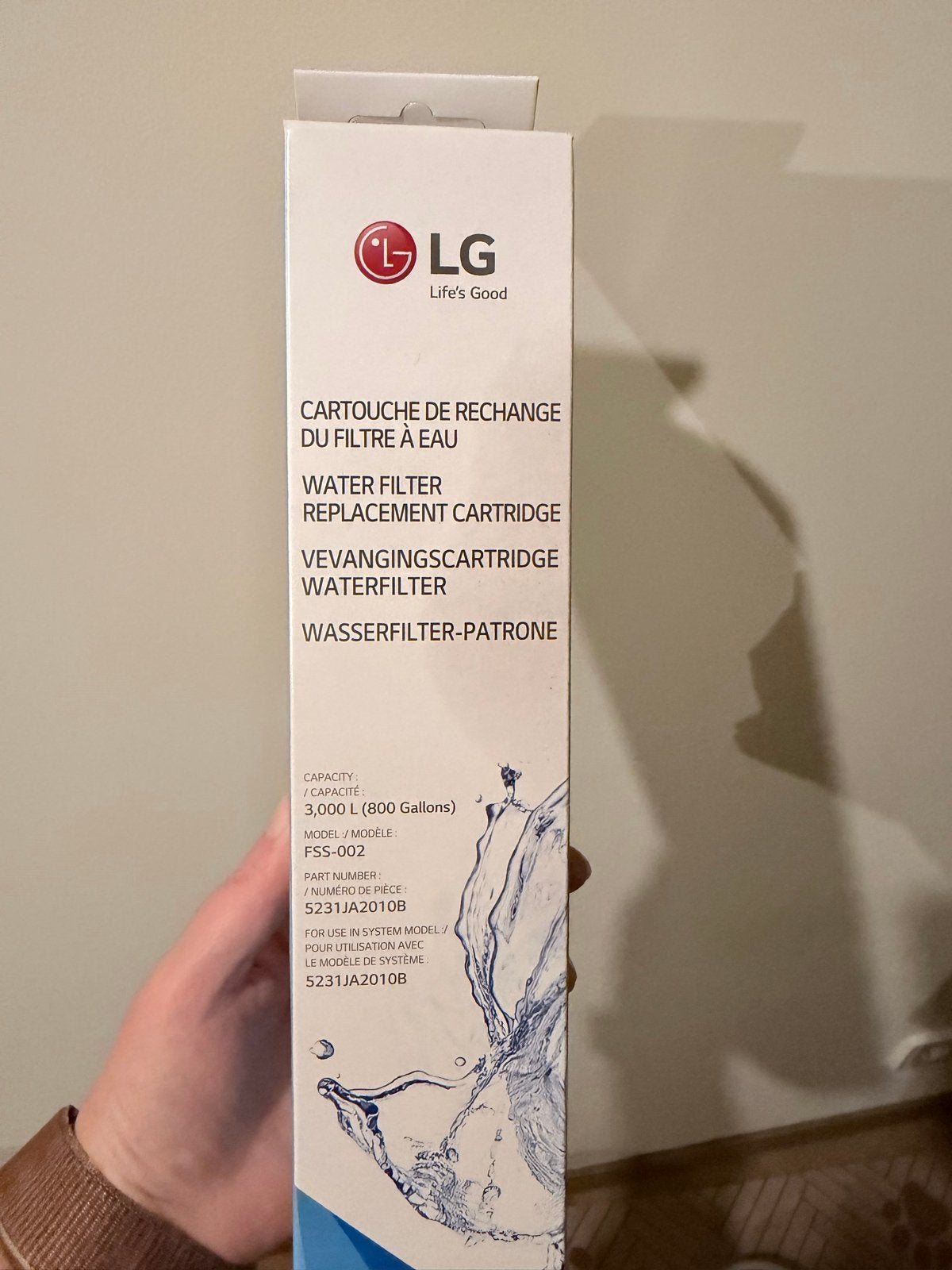 3x LG Waterfilter Vervangingscartridge FSS-002 (5231JA2010B), Witgoed en Apparatuur, Ophalen, Nieuw