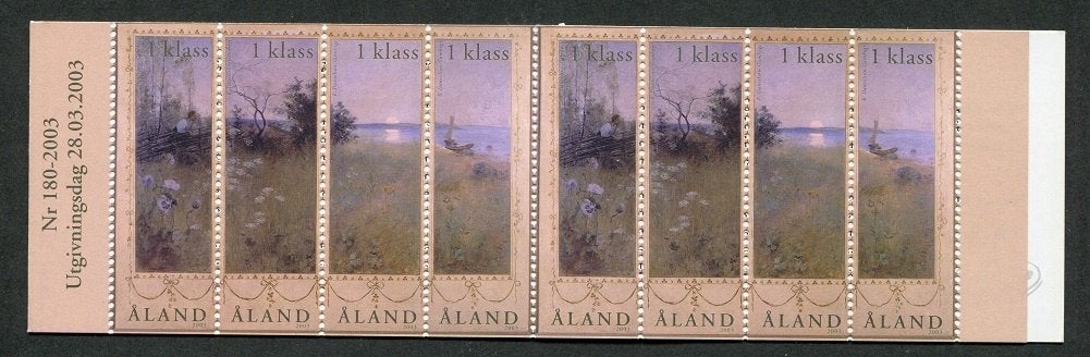Mooi postzegelmapje Åland Islands, Postzegels en Munten, Verzenden, Finland, Postfris