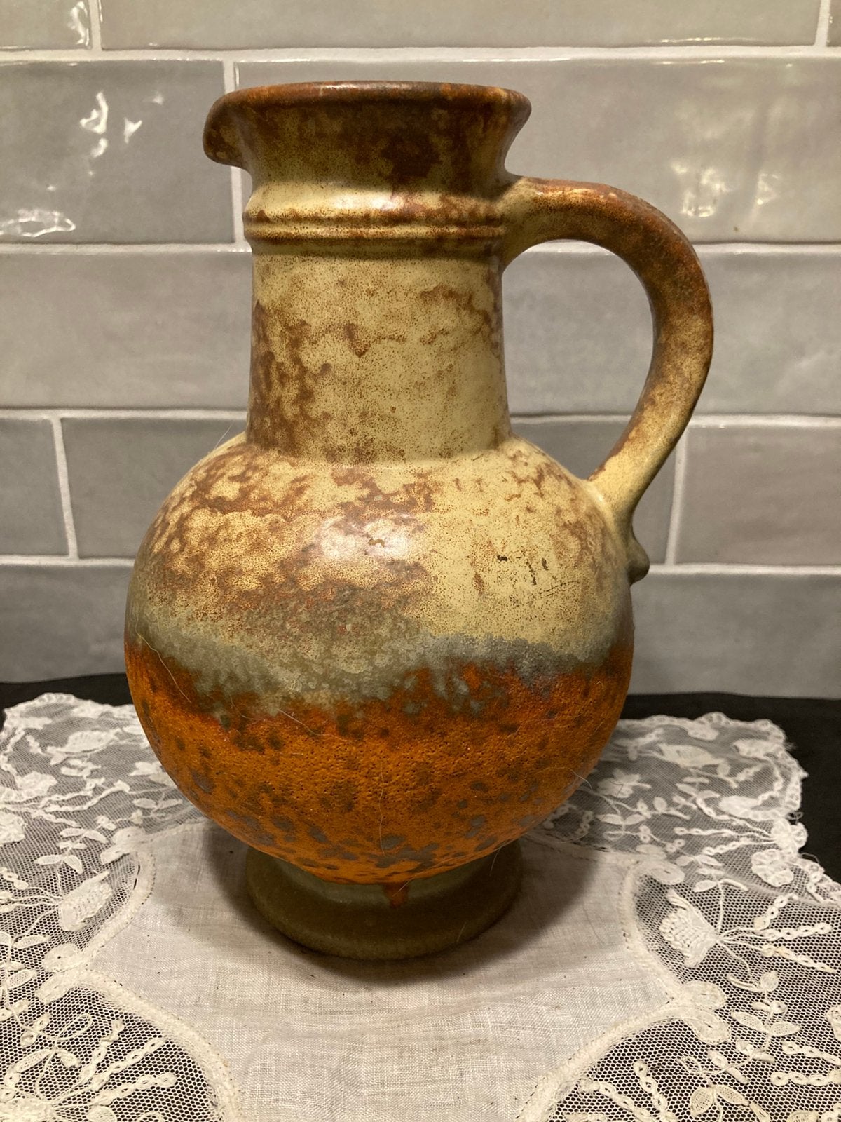 Vintage vaas, karaf, keramiek (161024), Antiek en Kunst, Ophalen of Verzenden