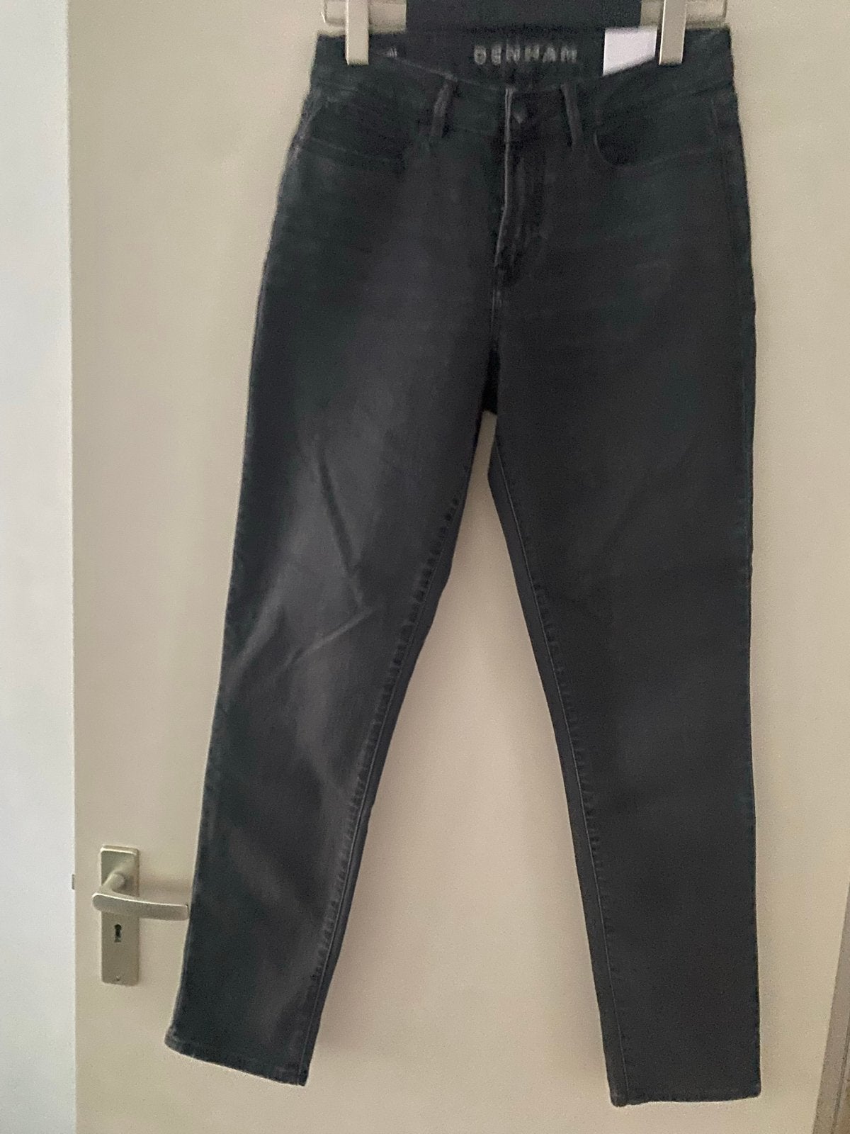 Denham Margot High Rise Girlfriend Fit Jeans W27 L30, Ophalen of Verzenden, Nieuw, Grijs, W27 (confectie 34) of kleiner