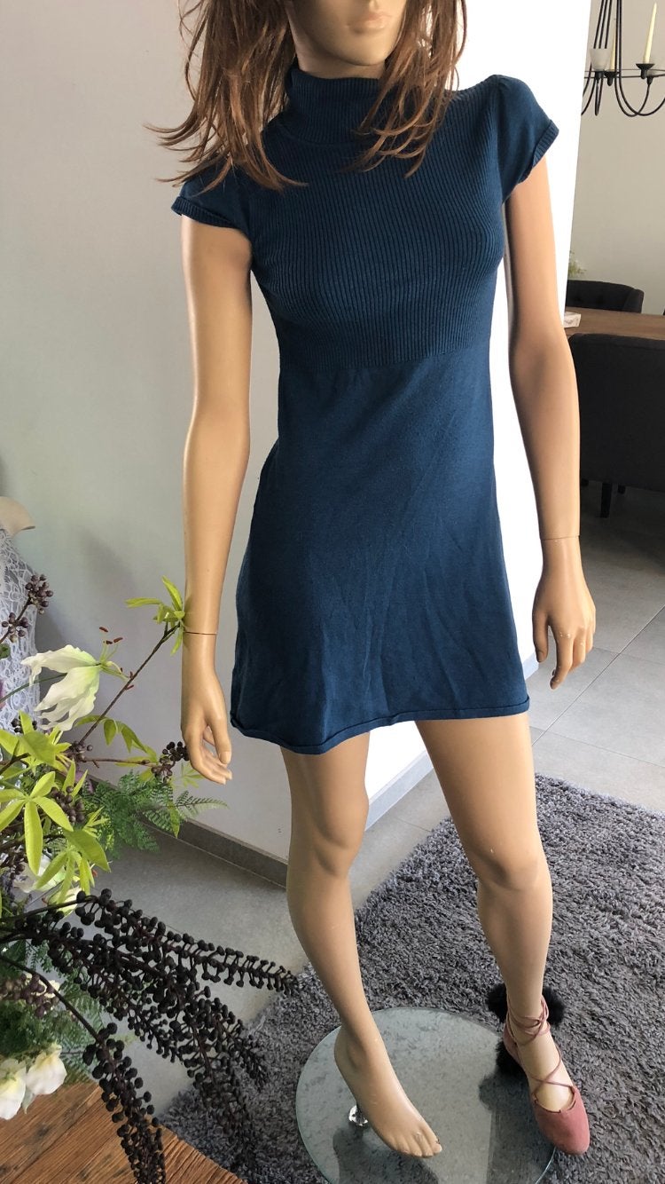 Tom Tailor blauw jurkje xs, Blauw, Ophalen of Verzenden, Zo goed als nieuw, Maat 34 (XS) of kleiner