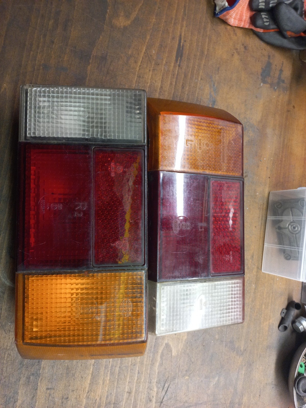 achterlichten voor een Golf mk1 cabrio,  swallowtail., Ophalen of Verzenden, Gebruikt, Volkswagen