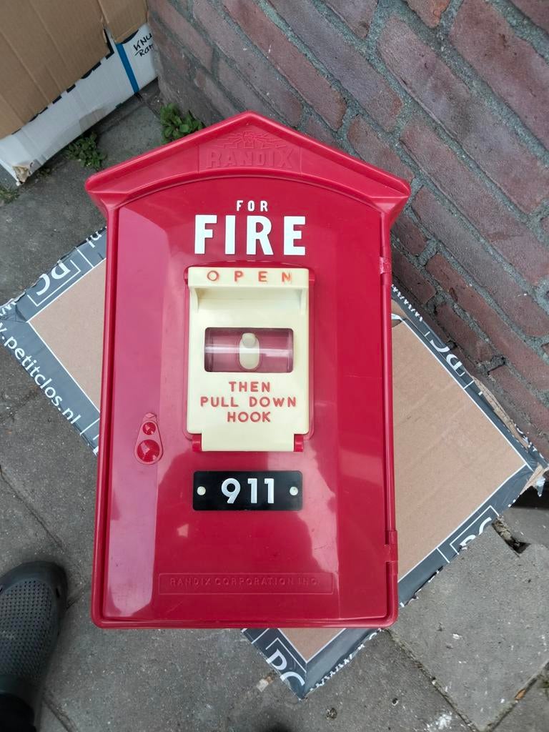 Vintage Randix Brandweer Telefoon - Decoratief item, Telecommunicatie, Ophalen, Gebruikt