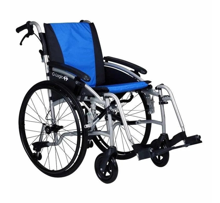 Rolstoel Excel, lichtgewicht,opklapbaar, zo goed als nieuw, Diversen, Rolstoelen, Ophalen, Zo goed als nieuw, Duwrolstoel