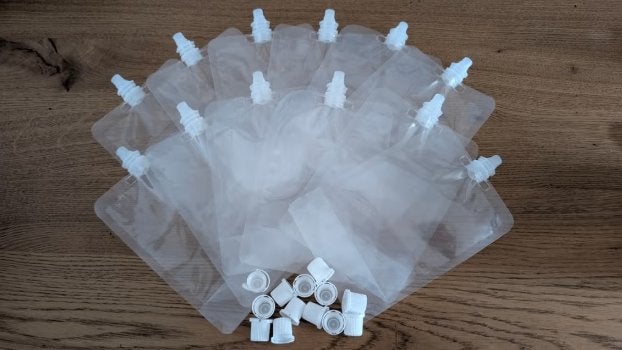 12 st drinkzakken voor festival, camping etc, Ophalen of Verzenden, Zo goed als nieuw
